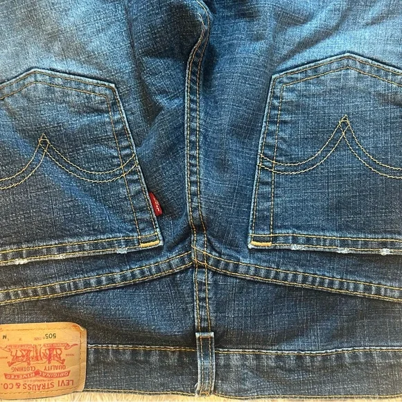 Levi's Dark Blue Women's Boot Cut Jeans - Picture 3 of 6